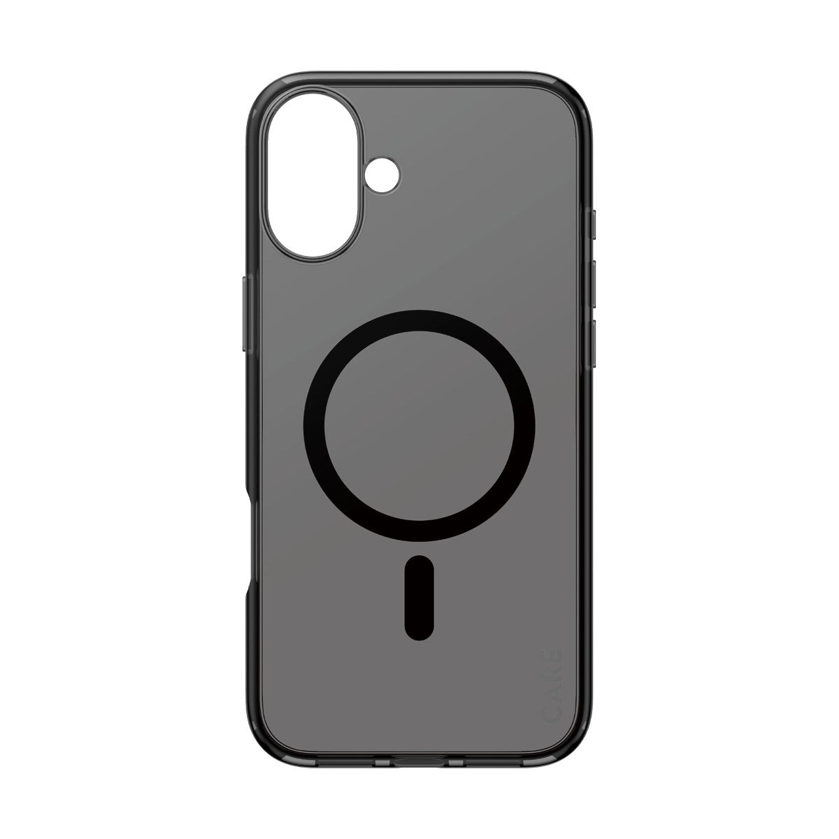CARE by PanzerGlass® Urban Combat Case Smokey m. Sort MagSafe iPhone 16 Plus